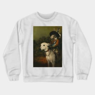 Hare And Whippet Cavalry Crewneck Sweatshirt